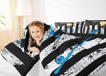 Erosebridal American Flag Bedding Sets Full, Hunting Fishing Comforter Set