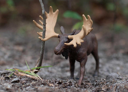Safari Ltd. Moose Figurine - Realistic 5" Animal Figure - Educational Toy for Boys, Girls, and Kids Ages 1+