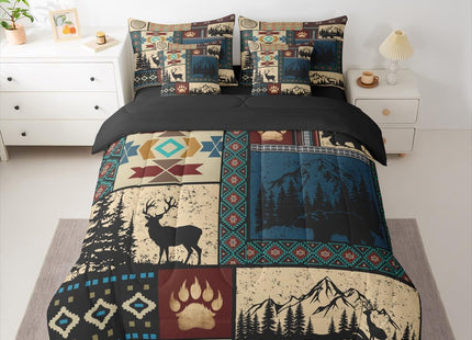 Erosebridal Western Deer Bed in A Bag 7 Pieces Twin Size