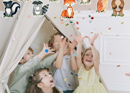 16Pcs Woodland Animal Baby Shower Hanging Swirls Decorations