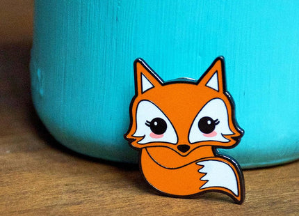 Clever Fox Enamel Pin