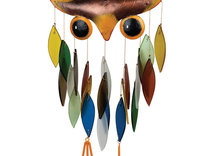 SPIKY OWL WINDCHIME