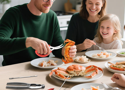 2026 Upgraded 8PCS Seafood Cracker Tool Set, Crab Crackers and Tools