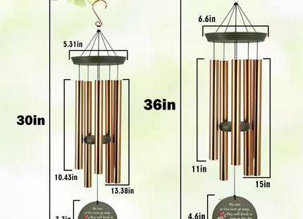 Extrabily Personalized Cardinal Wind Chime, Sympathy Gifts