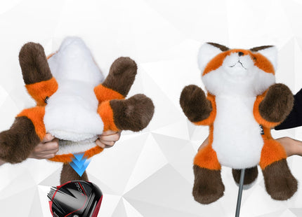 Driver Headcover Funny Golf Headcover Animal Golf Club Head Covers Gorilla Alces Moose Mammoth Design Black Plush Golfing Gifts for Men Women Golfer Fits up to 460CC Driver Head