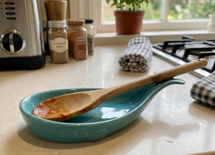 Ceramic Whale Spoon Rest for Stove Top, Unique Kitchen Decor