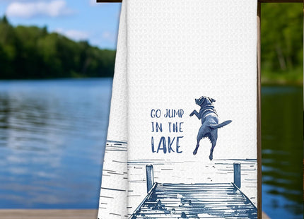 KRHFG Lake House Decor Dish Towels,Lake House Gifts,16x24 Inch