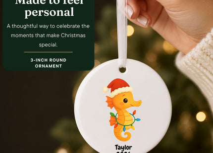Lydia Gifts 2026 Personalized Sea Otter Christmas Ornament