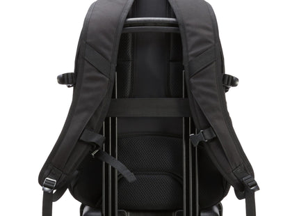 Amazon Basics Travel Laptop Backpack with Multiple Pockets and Compartments for 15.6 inch Laptop, Water Resistant, Spacious with Padded Shoulder Straps, Black