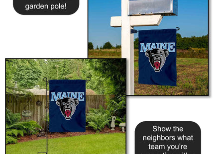Maine Black Bears Garden Flag