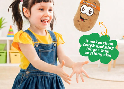 Move2Play, Pass The Potato | Hilariously Wild & Fun | Active Family Game for Kids Ages 3-8+ | Indoor Outdoor Toss Game | Party Games for Boys & Girls | Camping Travel Fun