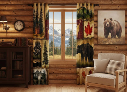 Erosebridal Rustic Farmhouse Blackout Curtains