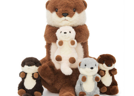 OUOZZZ 18.5" Otter Stuffed Animal 5-in-1 Otter Plush Toy for Girls Boys