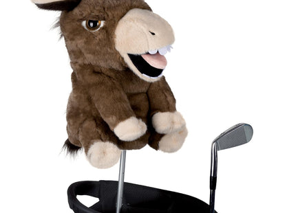 Driver Headcover Funny Golf Headcover Animal Golf Club Head Covers Gorilla Alces Moose Mammoth Design Black Plush Golfing Gifts for Men Women Golfer Fits up to 460CC Driver Head