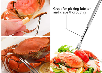 10 Pcs Seafood Tools Set, Crab Lobster Crackers