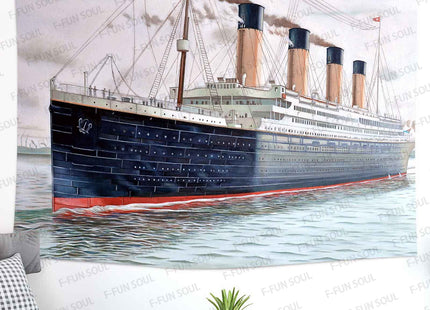 Nautical Tapestry Classic Ship Tapestries, Movies Tapestry, 80x60inches
