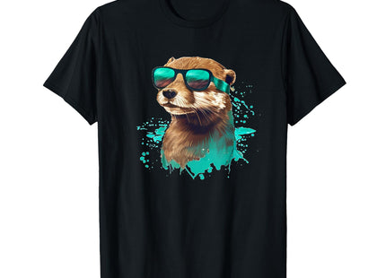 Funny Looking Otter with Sunglasses T-Shirt