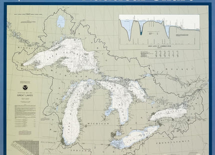 Heritage Puzzle Great Lakes Nautical Chart 1000 Pieces