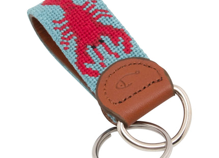 Huck Venture Lobster Needlepoint Key Fob & Keychain (Lobster)