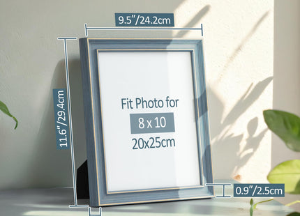 Afuly 8x10 Blue Picture Frame Vintage Coastal Photo Frame
