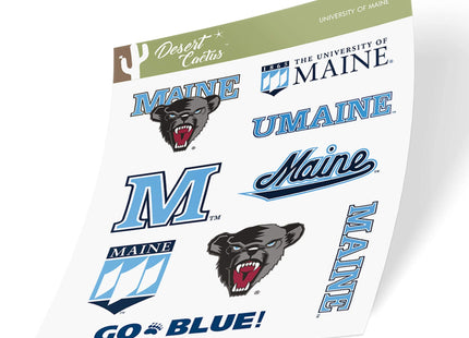Desert Cactus Maine Black Bears Sticker Car Decal (T2)