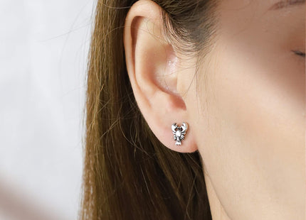Boma Jewelry Sterling Silver Crawfish Lobster Stud Earrings