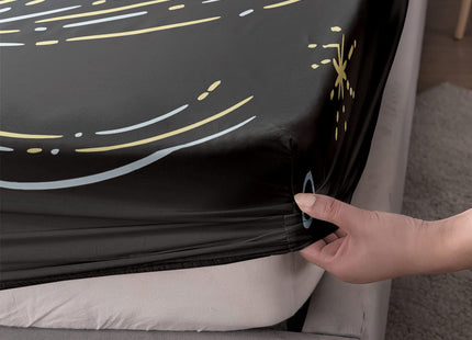 HOSIMA Deer Hunting Sheet Set - American Flag & Deer Print Decor for Hunter Bedroom - Gift for Kids/Teen/Husband