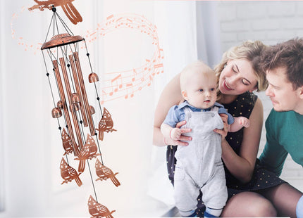 Cardinal Metal Wind Chimes for Outside,Cardinal Gifts for Women & Men
