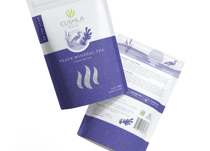 Bladderwrack Maine Trace Mineral Tea Blend - On The Mend Contains Turmeric, Ginger, Lemongrass, Bladderwrack With Sea Vegetable Kelp Flakes - 3oz Loose Leaf Tea CUSHLA Caffeine Free