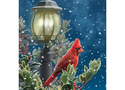 Briarwood Lane Winter Solitude Cardinal House Flag