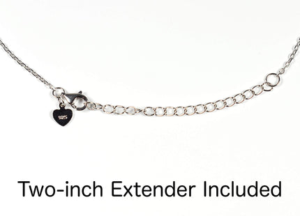 Dote Dainty Anchor Pendant Genuine .925 Sterling Silver Necklace 16-18" Adjustable Chain