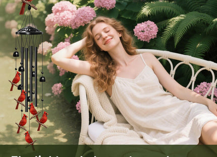 Cardinal Wind Chimes for Outside,Cardinal Gifts for Women/Men/Mother/Father