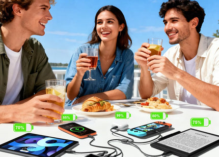 LILIO 60000mAh Portable Charger, 22.5W Fast Charging with 3 in 1 Cable