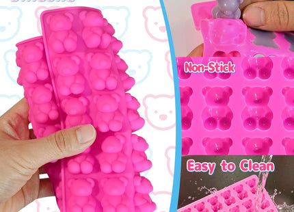 Small Bear Mold, 4 Pack Bear Chcoclate Candy Molds