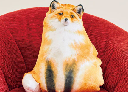 Sew Butiful Soft Fox Plush Pillow, 10" Fox Stuffed Animal