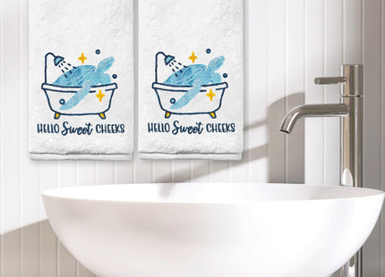 Yanhuecui Sea Turtle Hand Towels for Bathroom Decor, Sea Turtle Gifts
