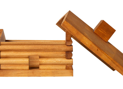 Paine's Log Cabin Incense Burner with 10 Cedar Cones