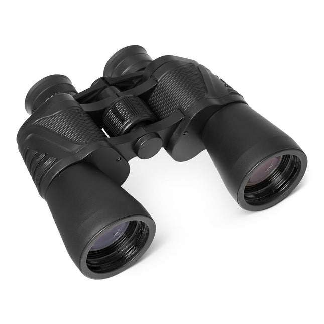 Amazon Basics 7x50 High Power Binoculars for Adults, Wide Field of View, FMC Optics, Tripod Compatible, BAK-4 Prism, Rubber Armor, Black