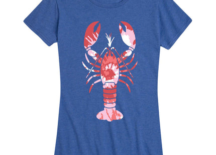 Instant Message - Tie Dye Lobster - Women's Womens Short Sleeve Tee