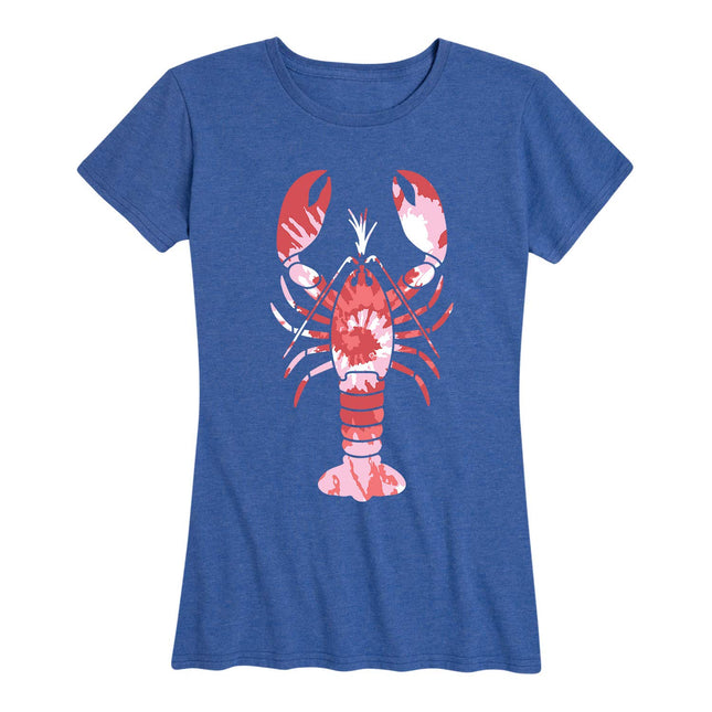 Instant Message - Tie Dye Lobster - Women's Womens Short Sleeve Tee