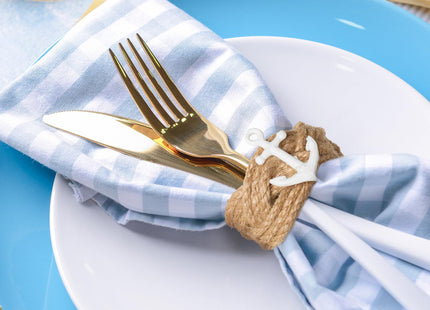 Coastal Starfish Napkin Rings, Set of 12