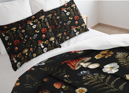 Pamnest King Comforter Set, 3 Pieces Mushroom Woodland Bedding, All Season
