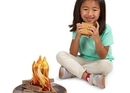 Melissa & Doug Let's Explore Campfire S'mores Play Set