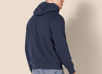 Amazon Essentials Men's Regular Fit Sherpa-Lined Pullover Hoodie, Navy, Large