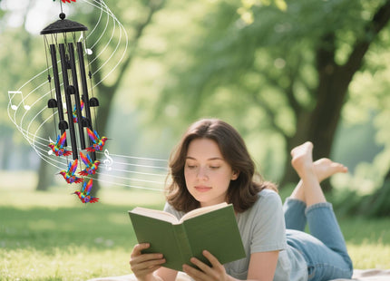 Hoemwarm Hummingbird Wind Chimes for Outside Hummingbird Gifts for Women