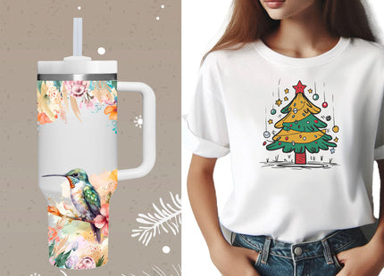AMZUShome 40 OZ Hummingbird Tumbler with Handle.Hummingbird Lover Gifts.Unique Christmas Birthday Gifts for Hummingbird Lover.Personalized 40 OZ Hummingbird Tumbler Gifts for Women Men.