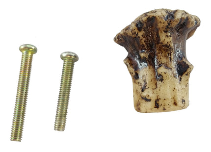 Pine Ridge Antler Decor 12 Pack Drawer Knobs - Rustic Antler Decor for Cabin & Lodge - Deer Antlers Decor Pulls with Screws - Woodland Deer Antler Room & Kitchen Decor - Dresser & Cabinet Knobs