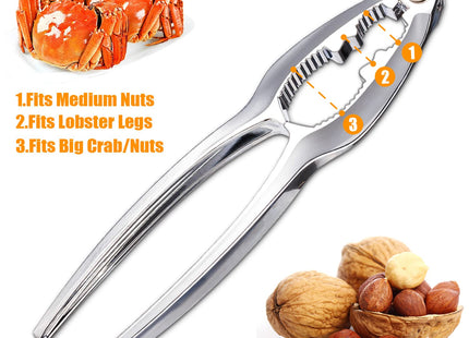100 Pcs Crab Crackers and Tools, Crab Crackers Sets, Lobster Cracker, Heavy Duty Seafood Tools, Nut Cracker Set
