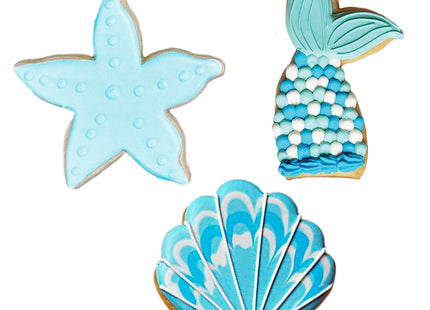 Ann Clark Mermaid Cookie Cutters Set of 3, Made in USA