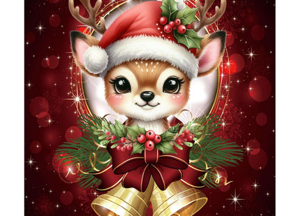 Christmas Xmas Bells Deer Dishwasher Magnet Cover Christmas Magnetic Dishwasher Decorative Cover Front Dishwasher Door Covers Dishwasher Covers Decor for Kitchen Home Appliances Gift 23" X 26"